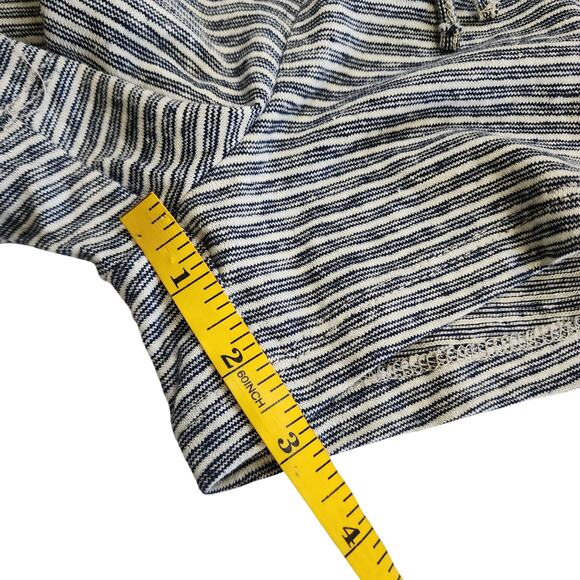 PrAna Womens Retrieve Romper Size Medium Gray Bone Stripe Hemp Organic Beach NWT - Picture 13 of 14